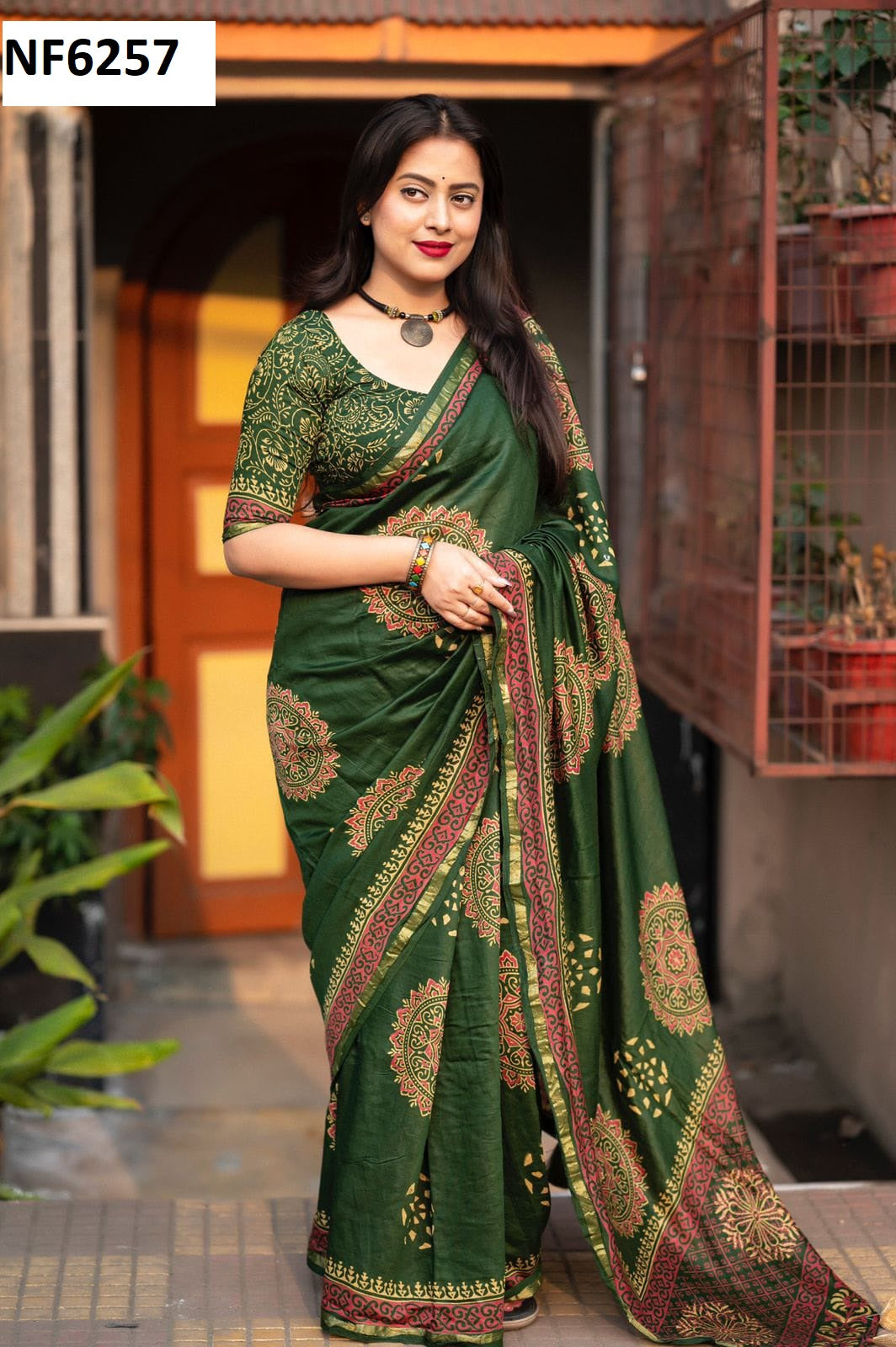 Nf6257 Vmk. Chanderi Sarees
