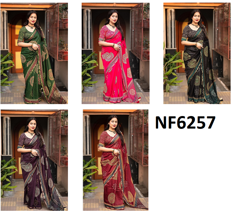 Nf6257 Vmk. Chanderi Sarees