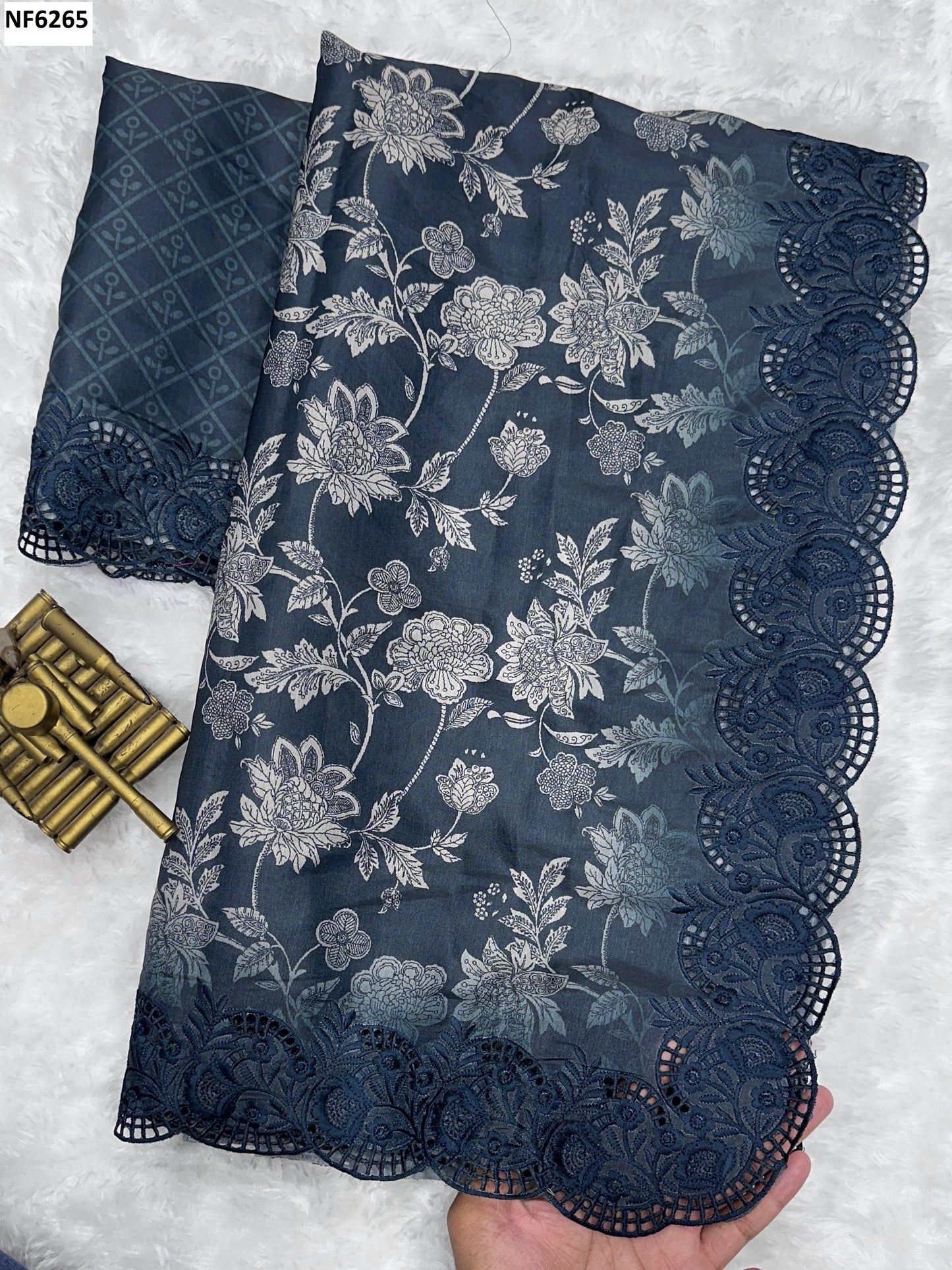 Nf6265 Vmk. Embroidered Sarees