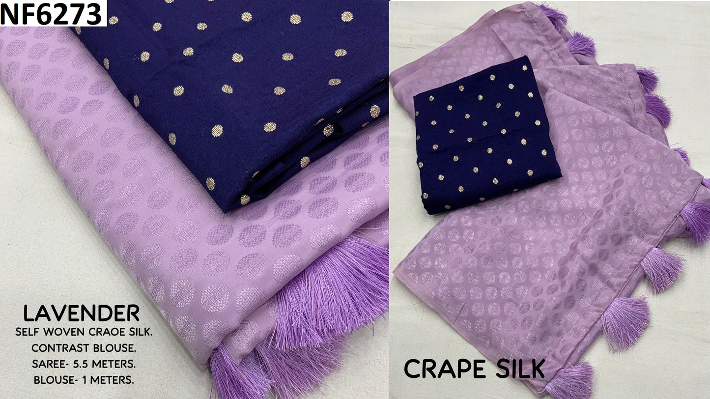 Nf6273 Vmk Crepe Silk Sarees