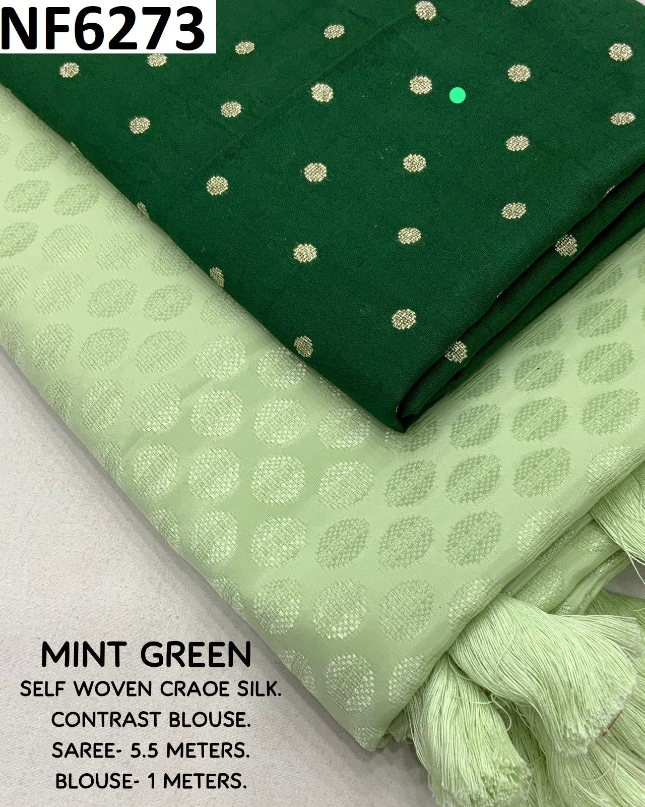 Nf6273 Vmk Crepe Silk Sarees