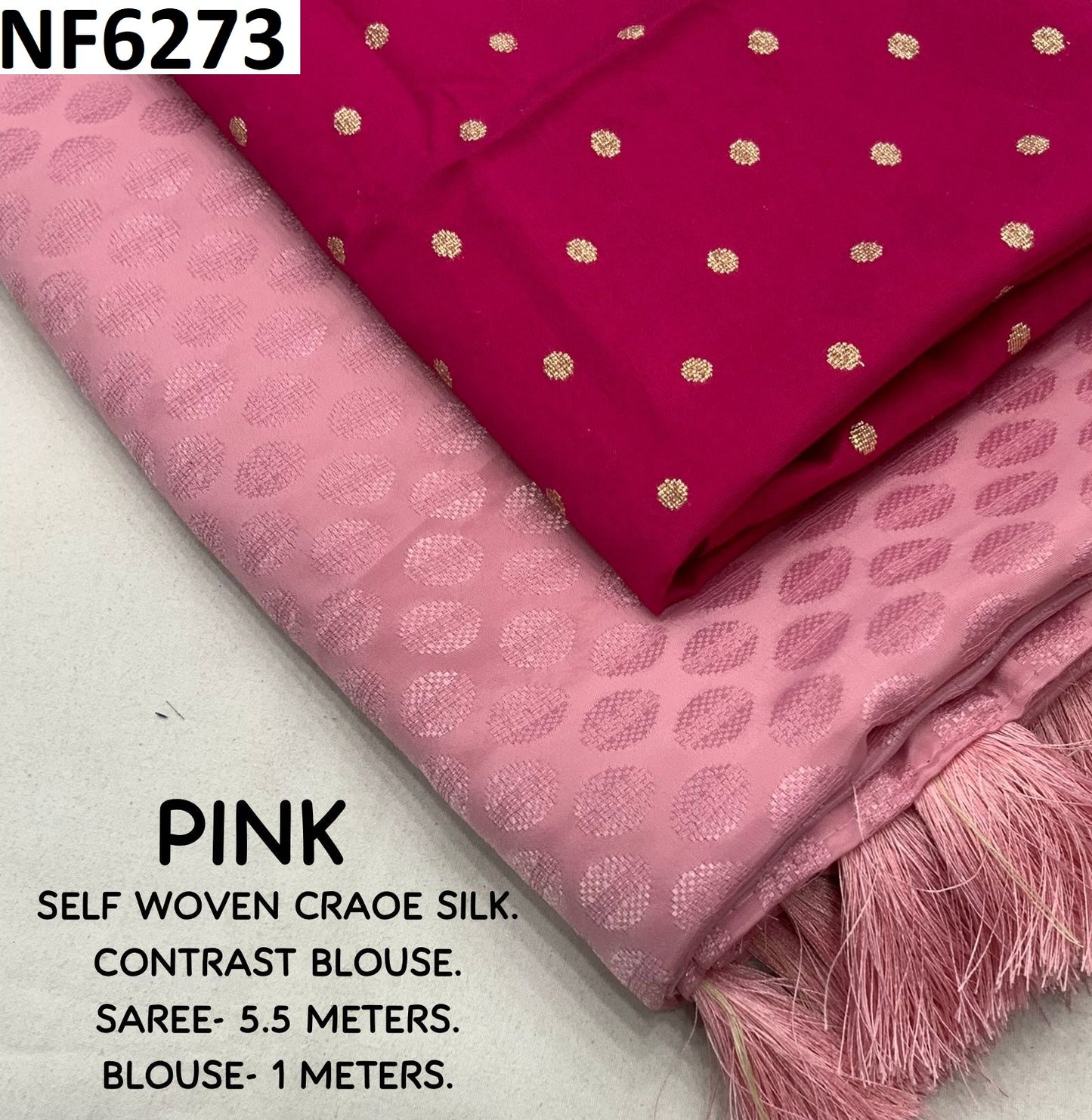 Nf6273 Vmk Crepe Silk Sarees