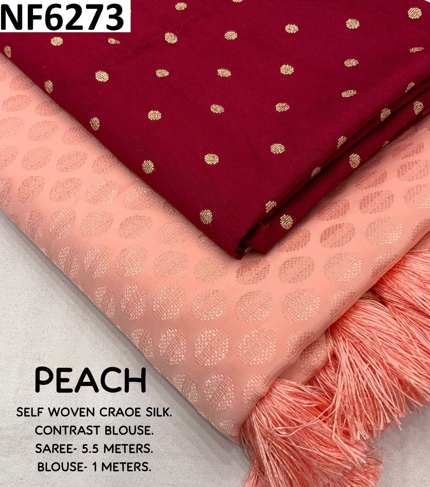 Nf6273 Vmk Crepe Silk Sarees