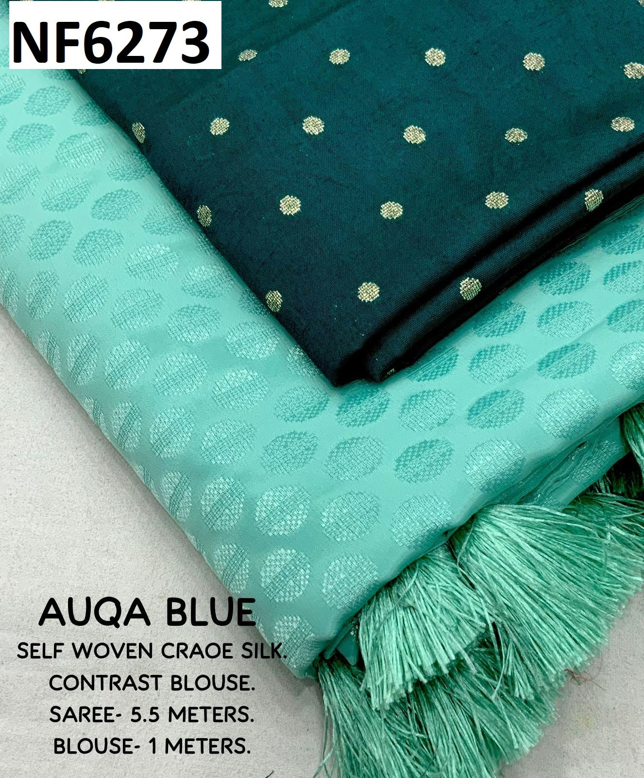 Nf6273 Vmk Crepe Silk Sarees