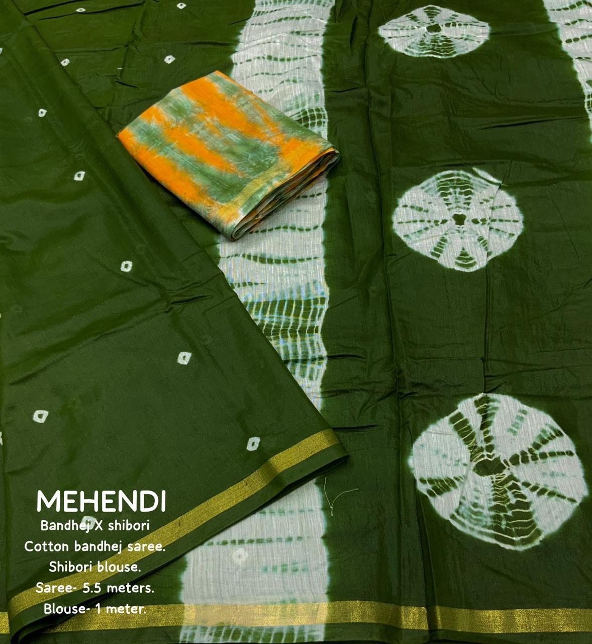 Nf6282 Vmk. Bandhej Sarees