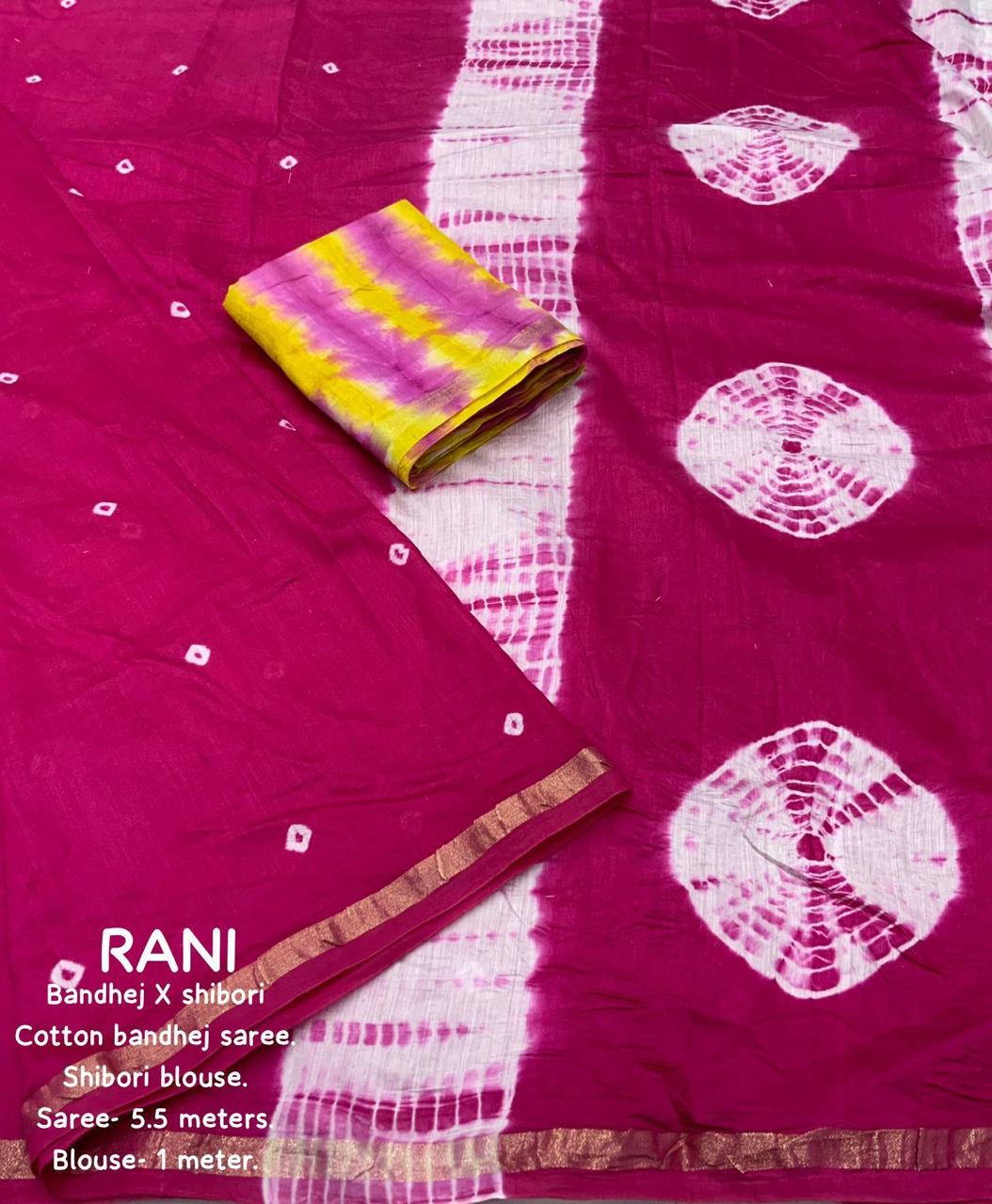 Nf6282 Vmk. Bandhej Sarees
