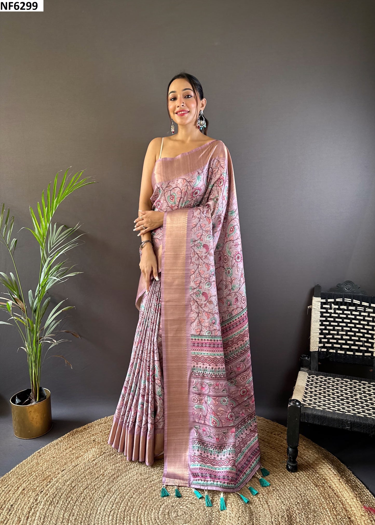 Nf6299 Vmk. Prints Sarees