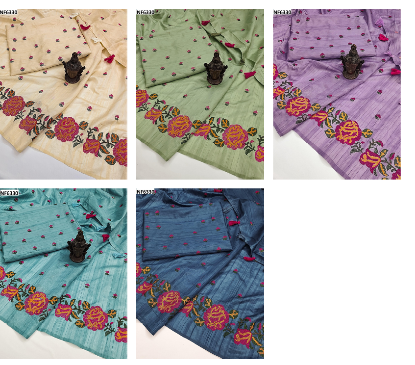 Nf6330 Vmk. Soft Silk Sarees