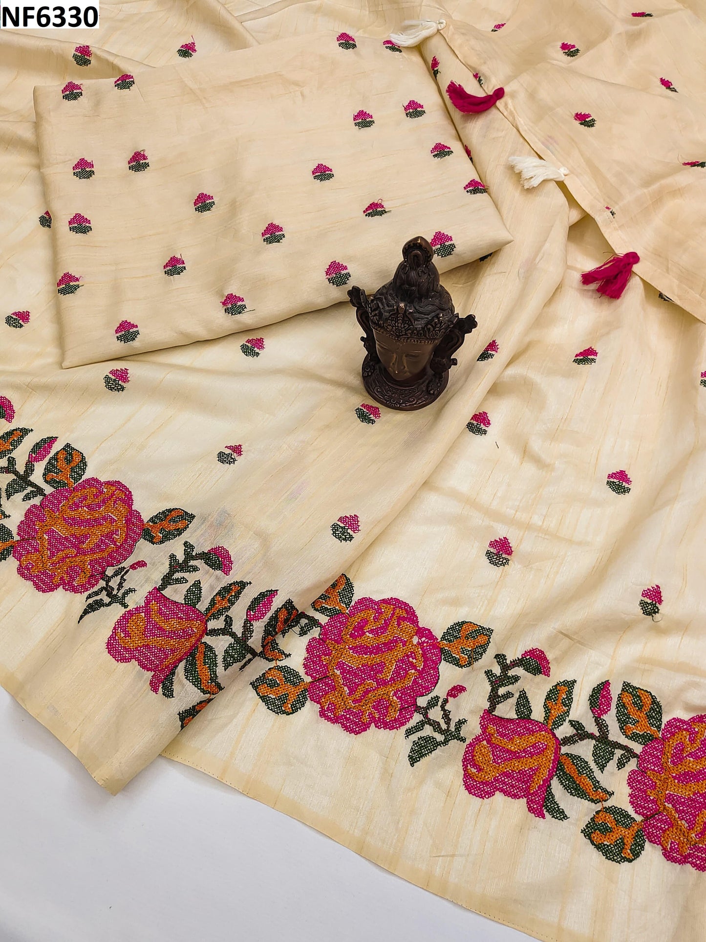 Nf6330 Vmk. Soft Silk Sarees