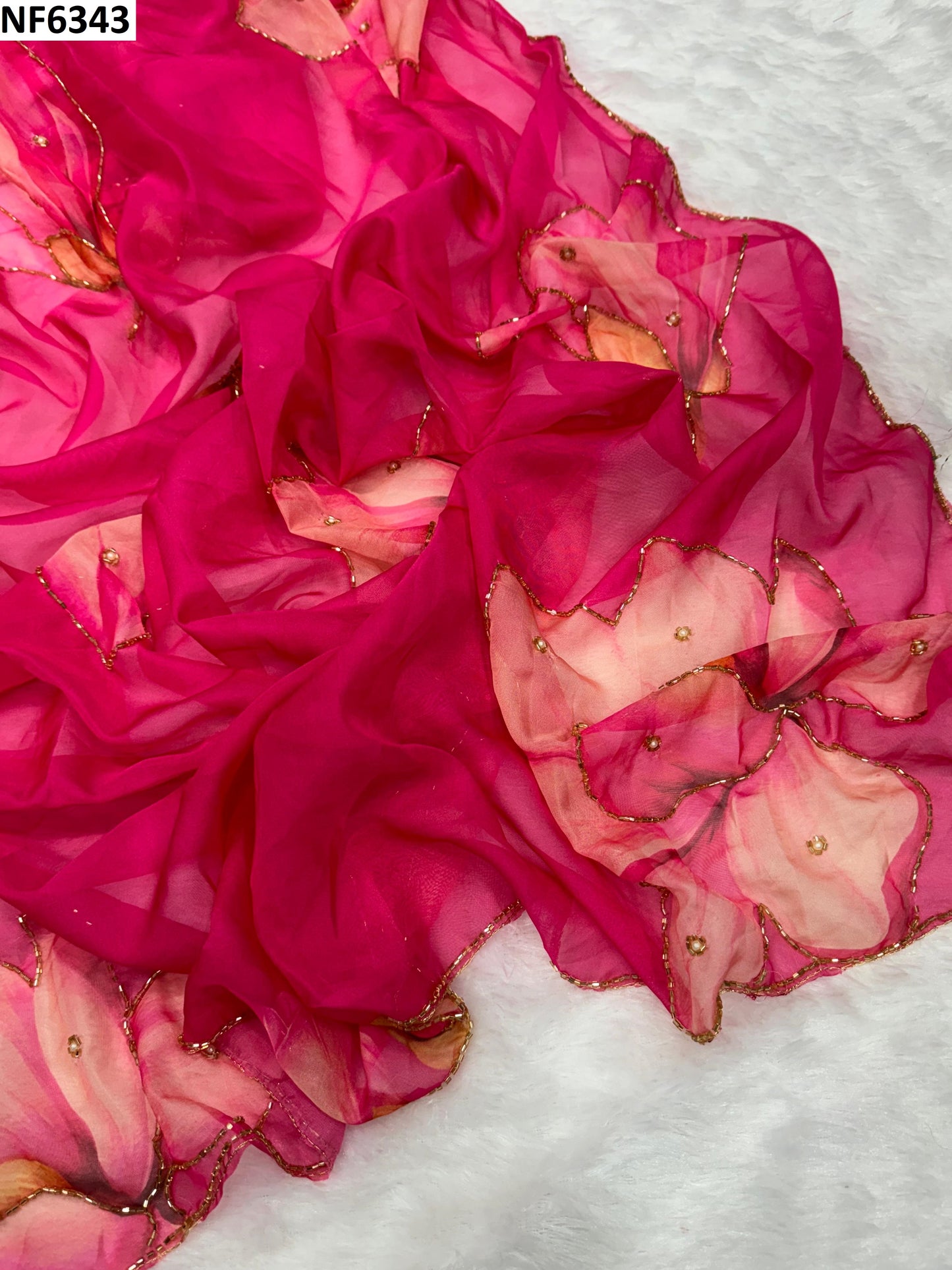 Nf6343 Vmk. Handwork Sarees