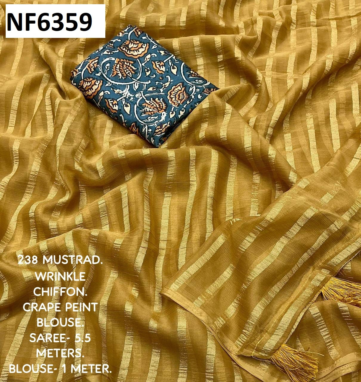 Nf6359 Vmk Chiffon Sarees