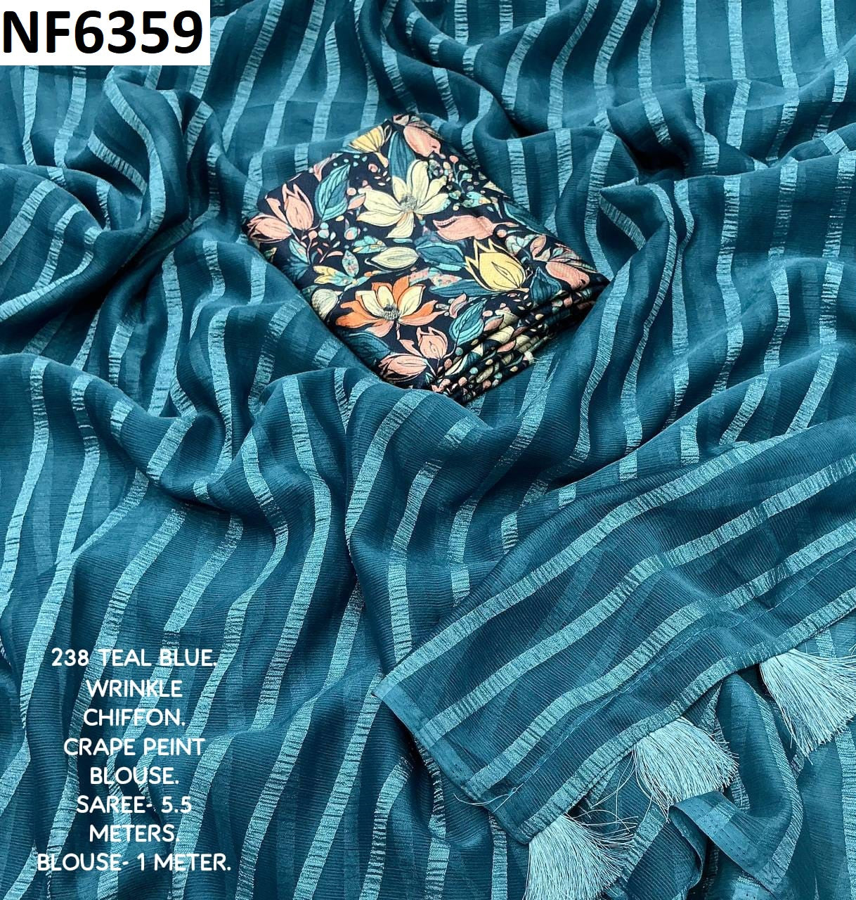 Nf6359 Vmk Chiffon Sarees