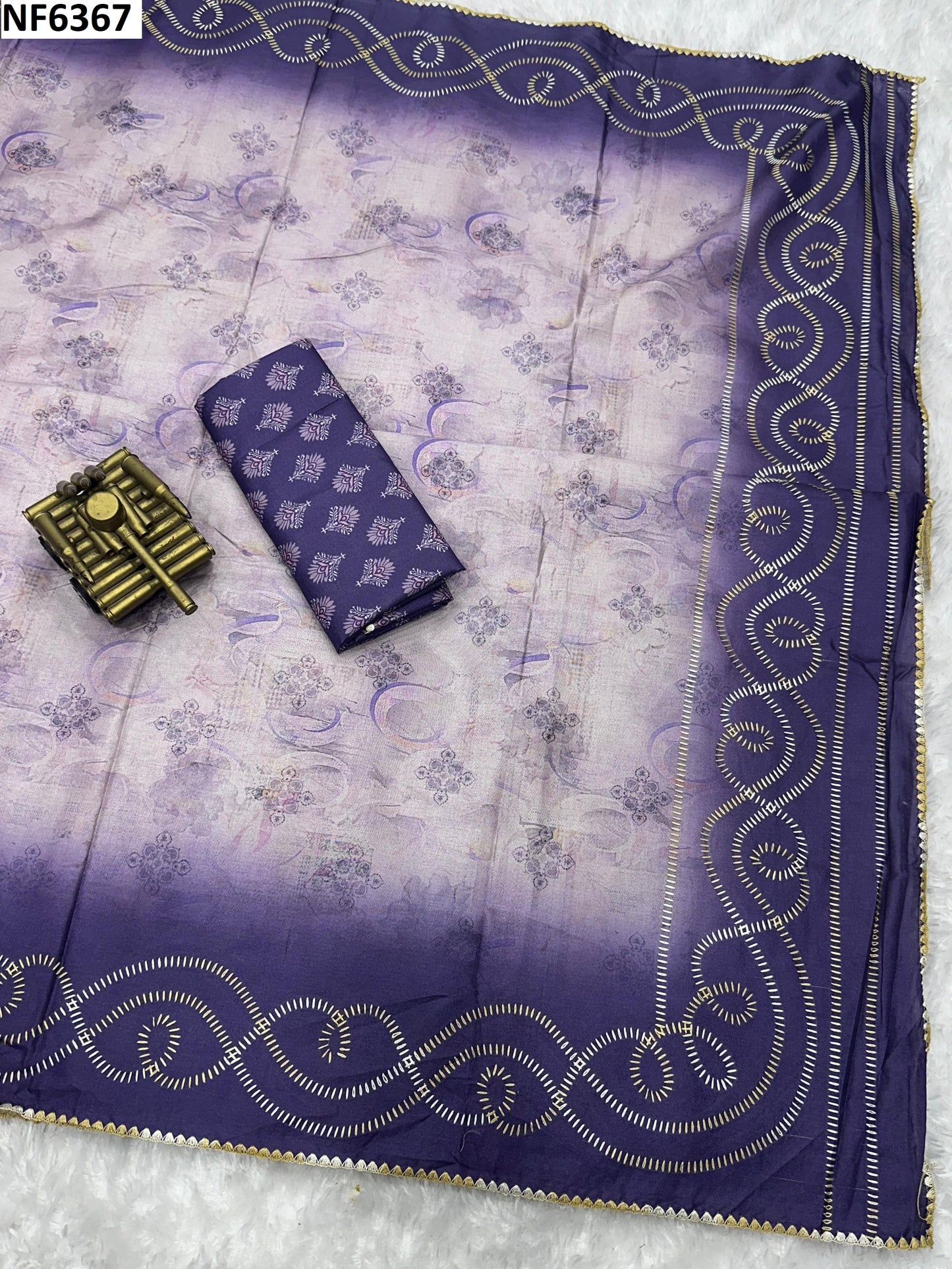 Nf6367 Vmk. Tusser Cotton Sarees