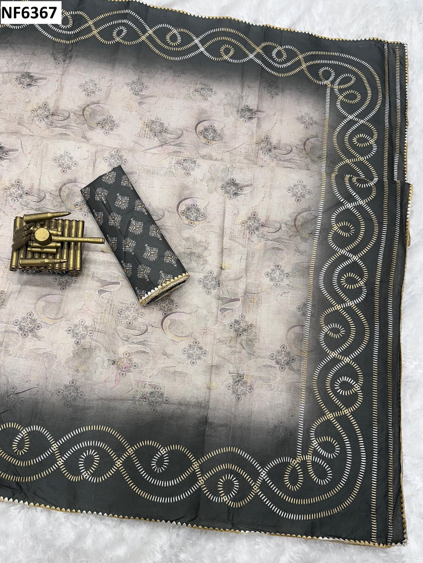 Nf6367 Vmk. Tusser Cotton Sarees