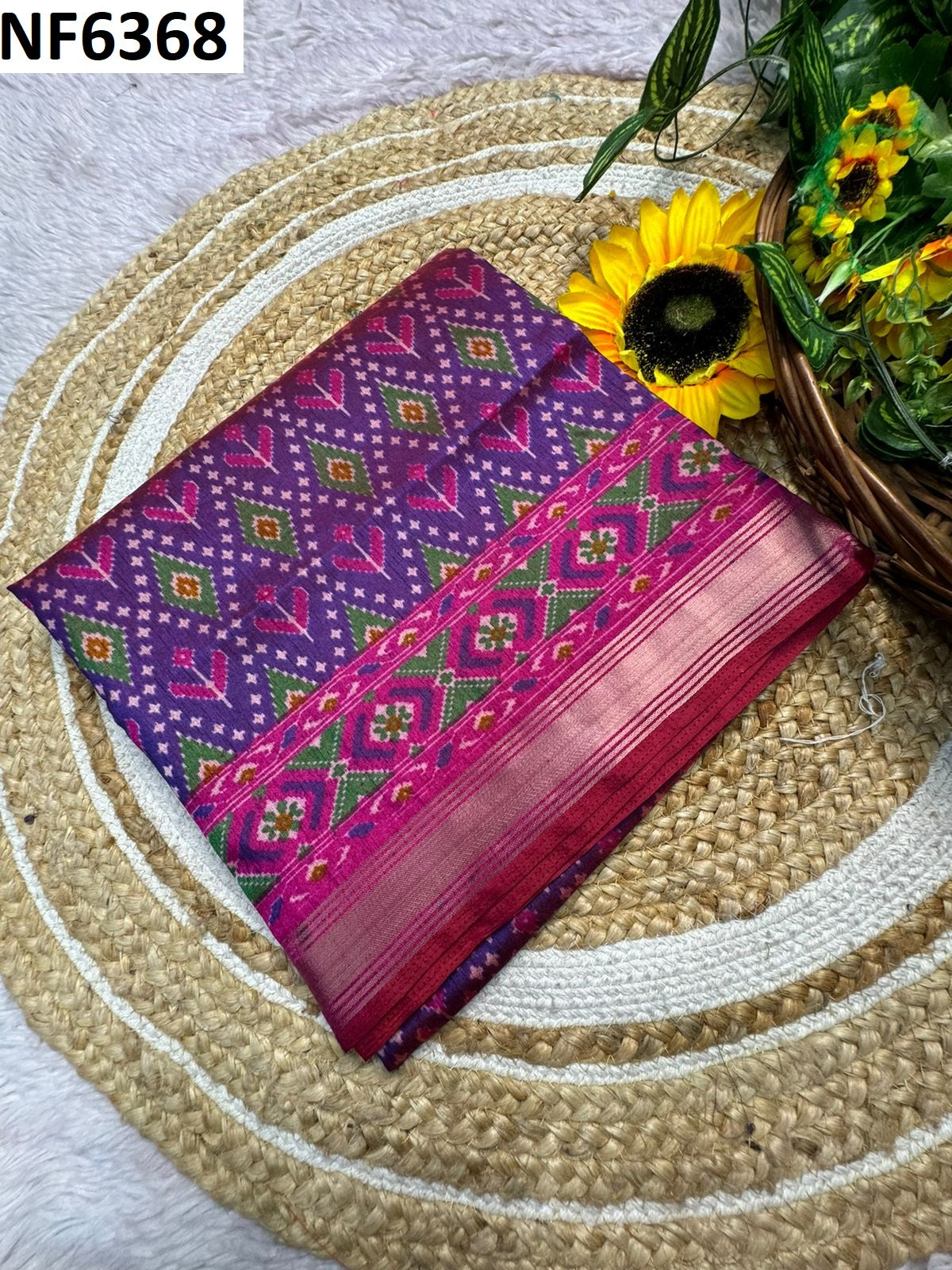 Nf6368 Vmk. Semi Silk Sarees