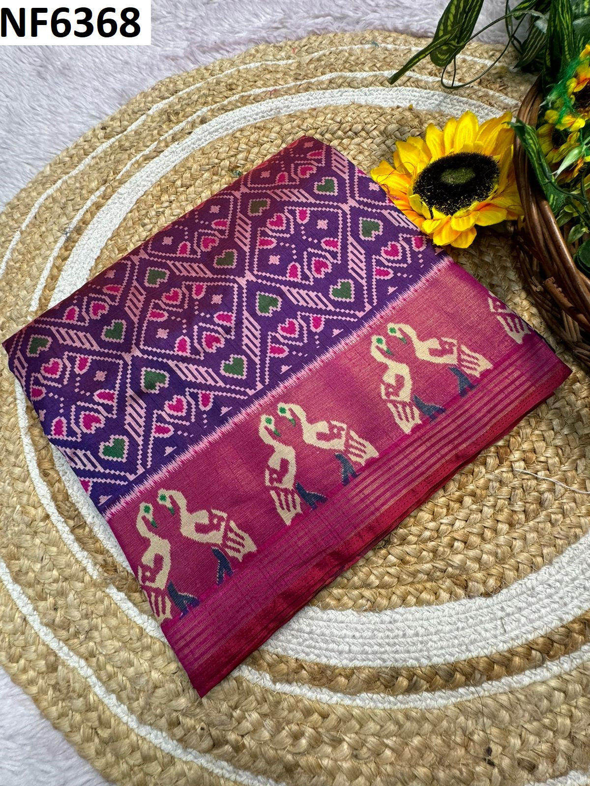 Nf6368 Vmk. Semi Silk Sarees