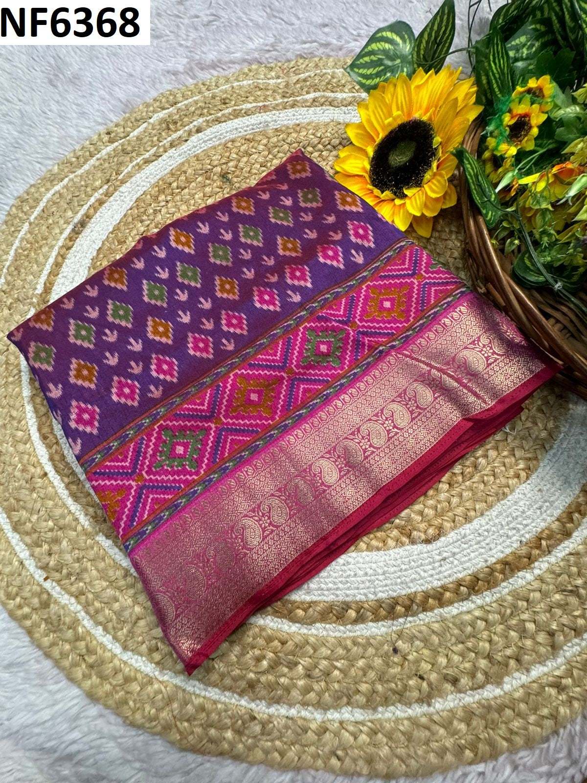 Nf6368 Vmk. Semi Silk Sarees