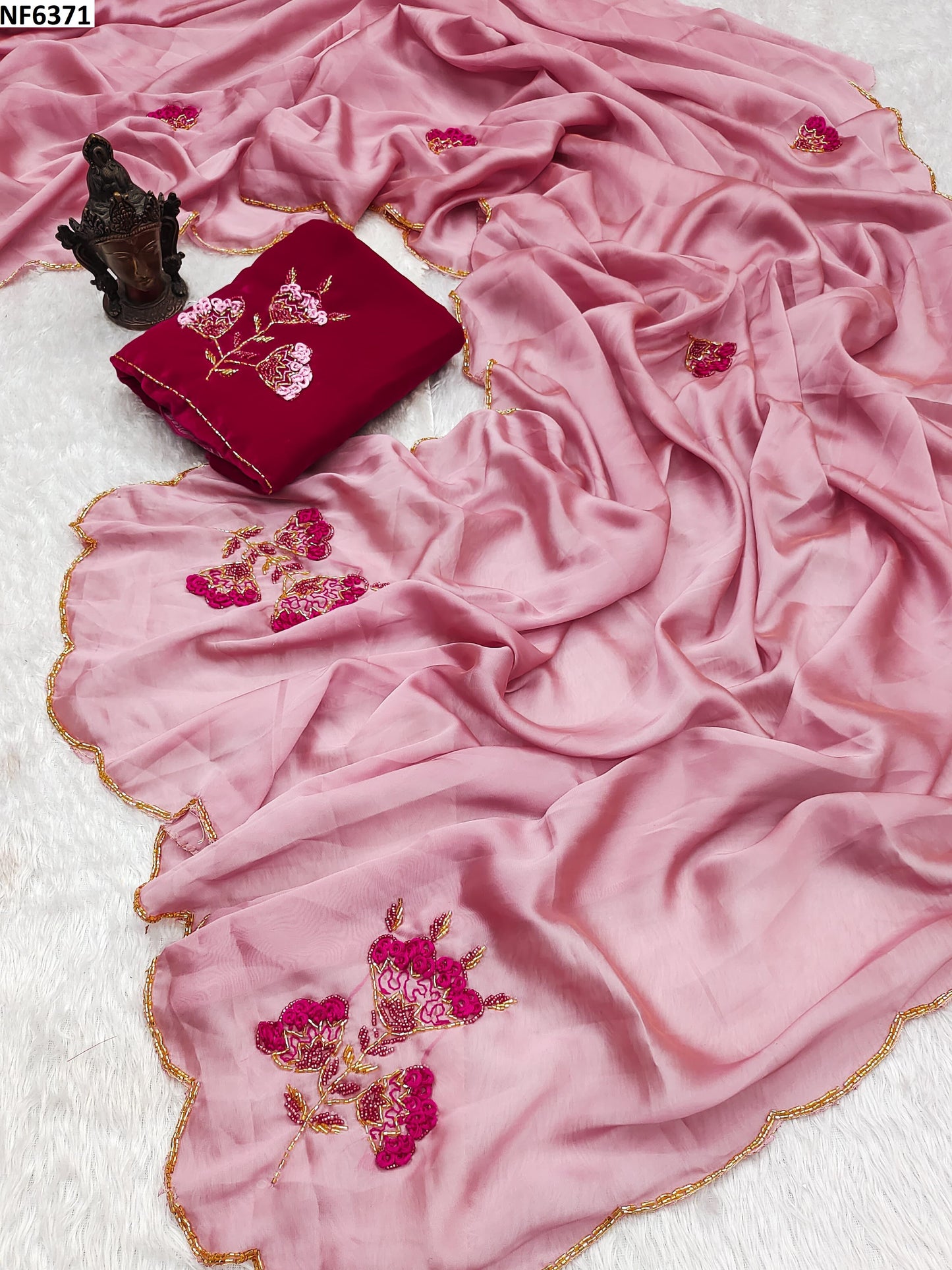 Nf6371 Vmk. Handwork Sarees