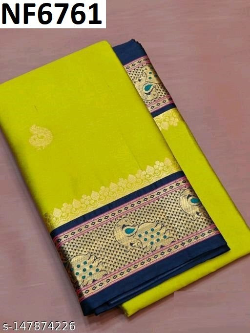 Nf6761 Vmk Silk Gold Sarees