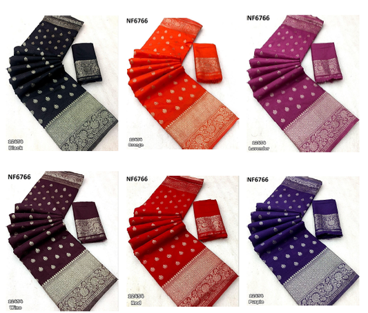 Nf6766 Vmk. Georgette Sarees