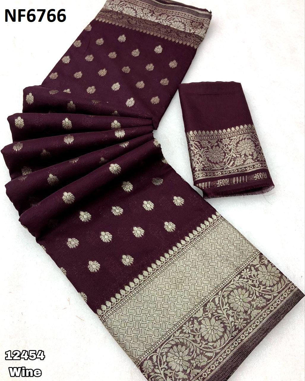 Nf6766 Vmk. Georgette Sarees