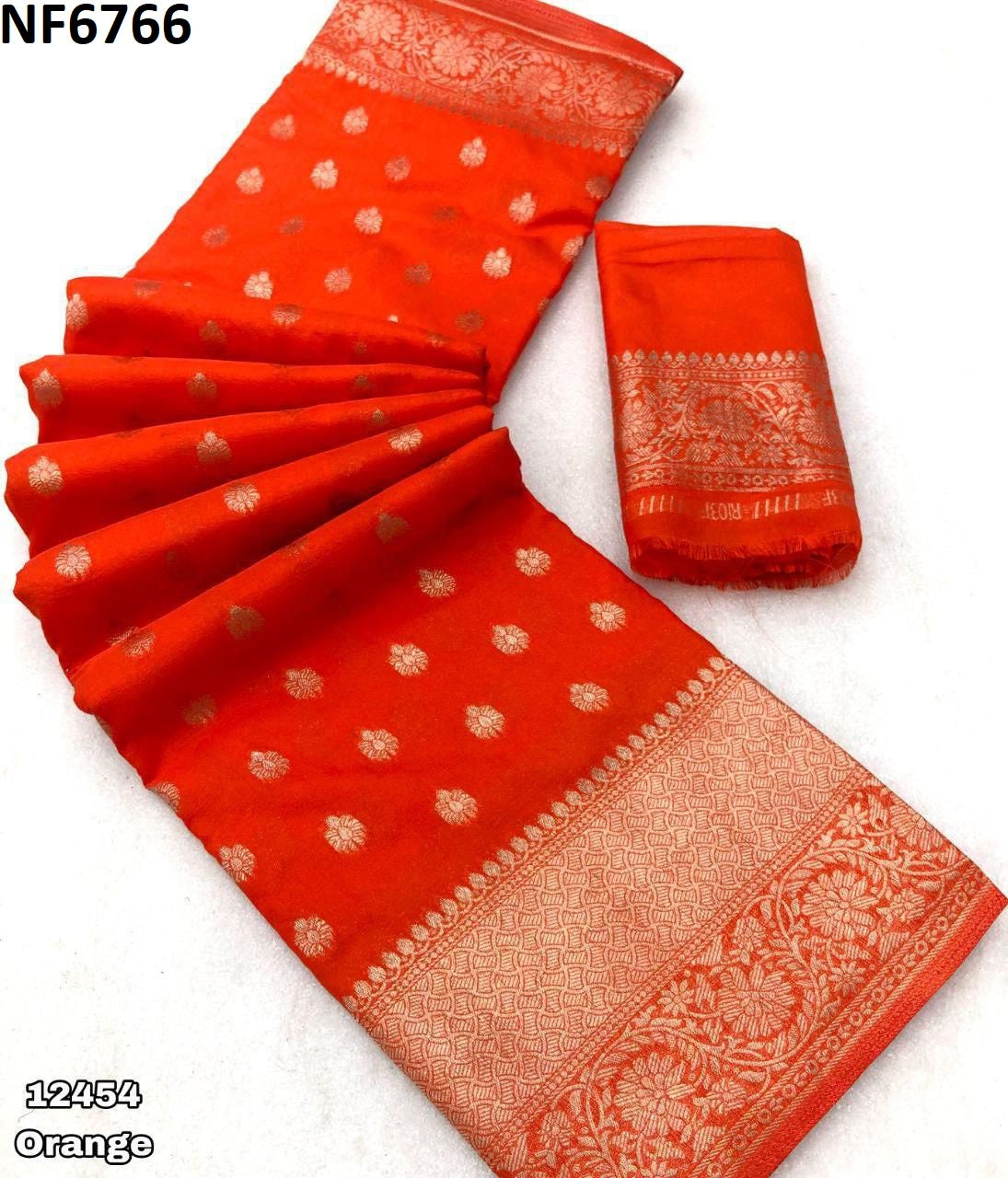 Nf6766 Vmk. Georgette Sarees