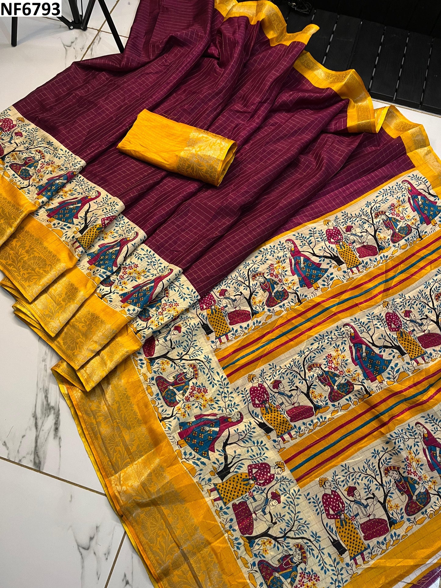 Nf6793 Vmk Jacquard Sarees