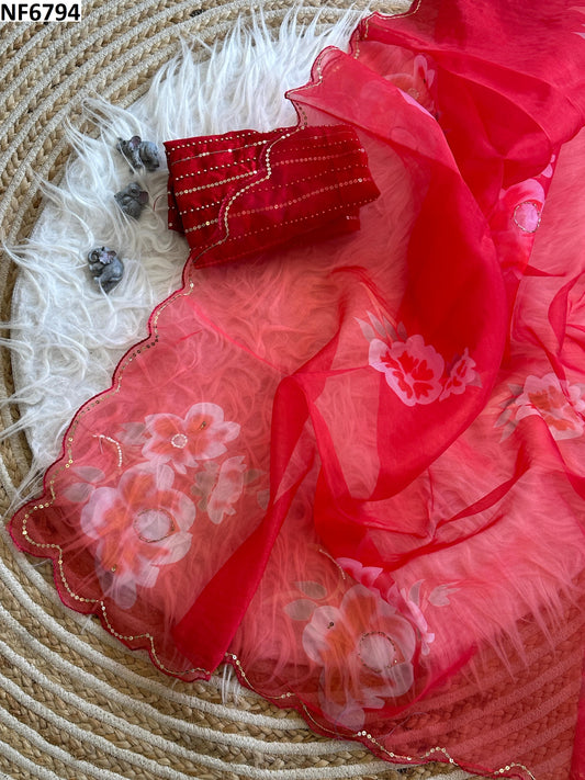 Nf6794 Vmk. Cutwork Sarees