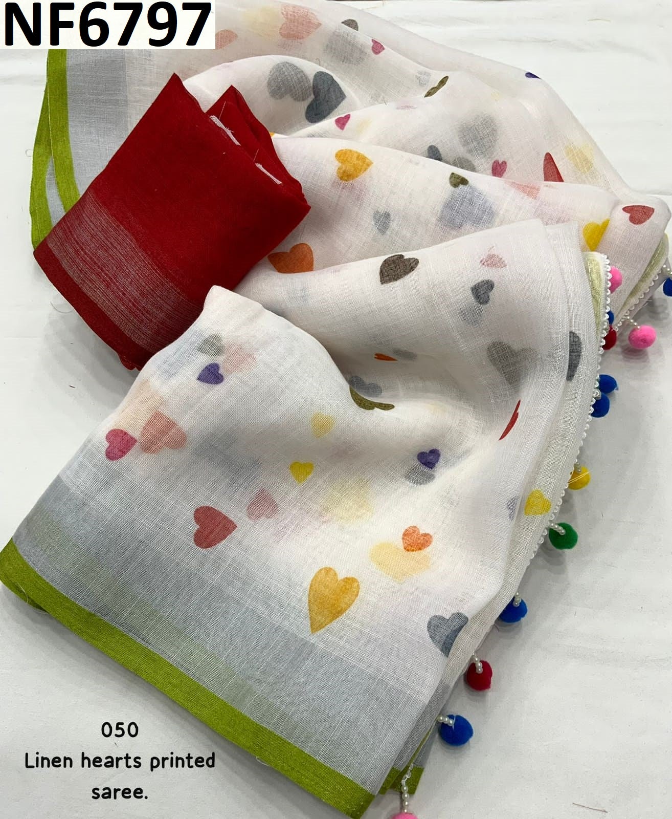 Nf6797 Vmk Soft Linen Sarees