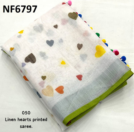 Nf6797 Vmk Soft Linen Sarees