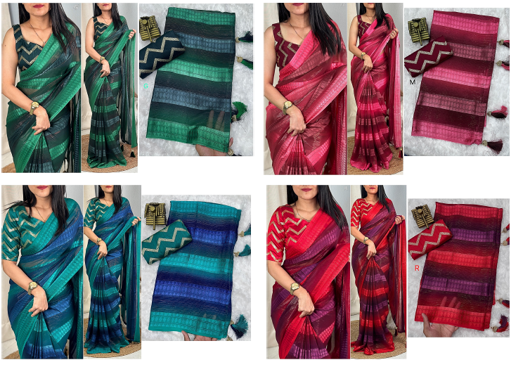 Nf6805 Vmk Jacquard Sarees