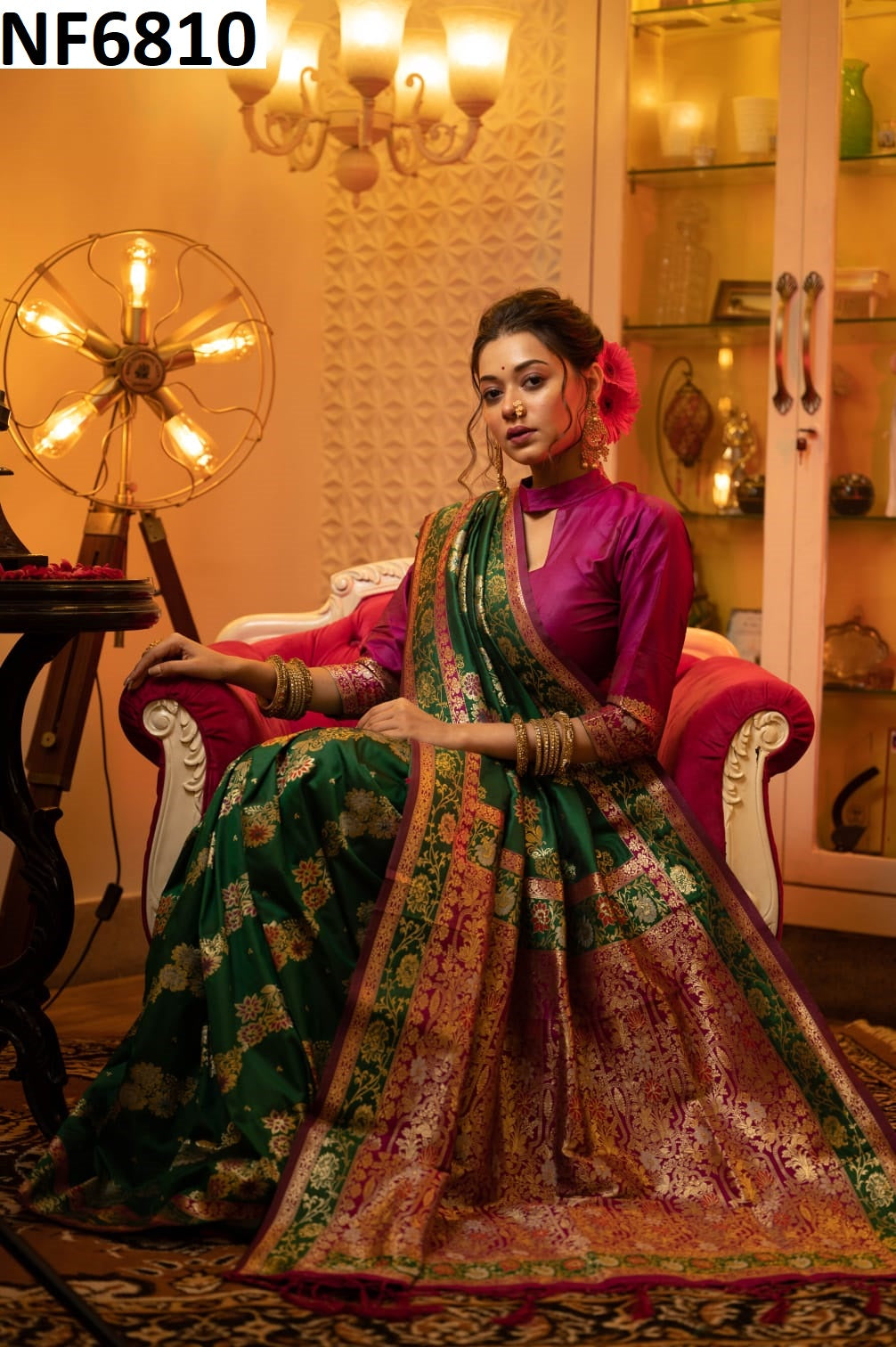 Nf6810 Vmk. Banarasi Silk Sarees