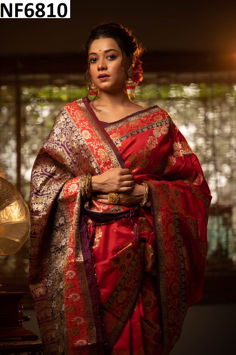 Nf6810 Vmk. Banarasi Silk Sarees