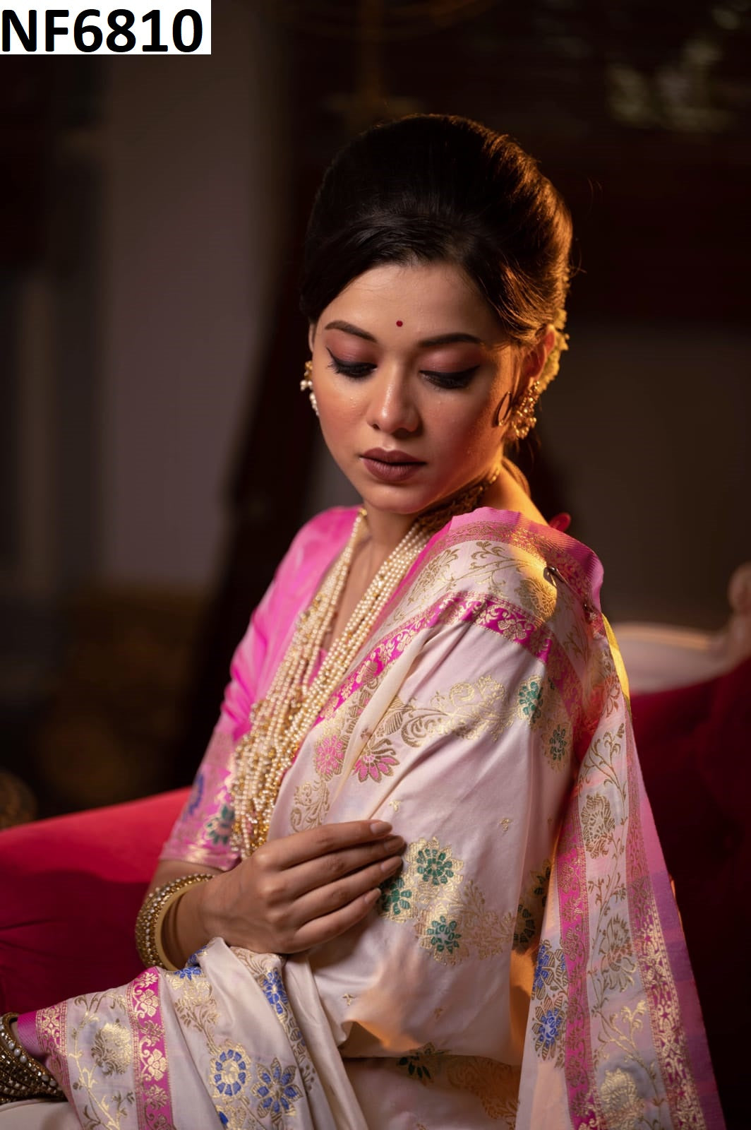 Nf6810 Vmk. Banarasi Silk Sarees