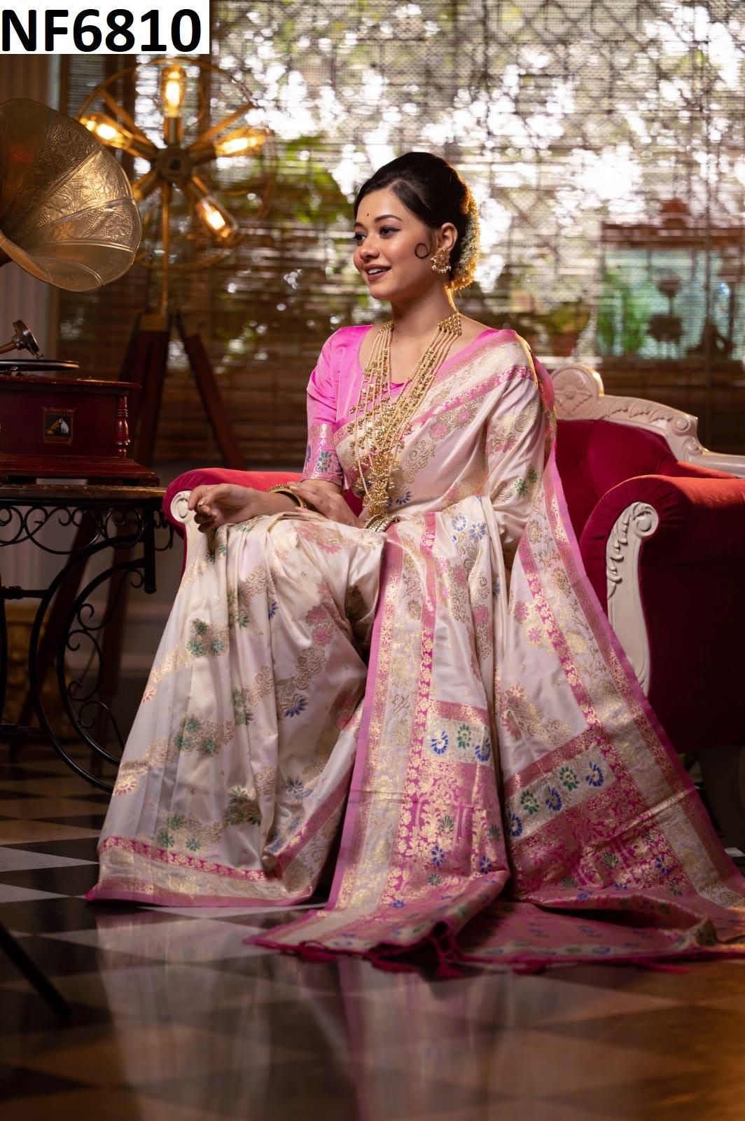 Nf6810 Vmk. Banarasi Silk Sarees