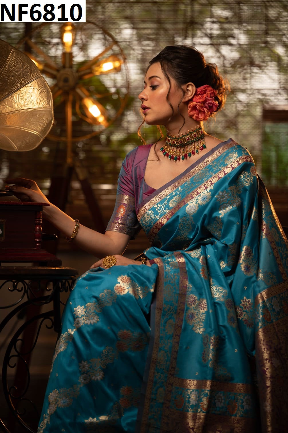 Nf6810 Vmk. Banarasi Silk Sarees