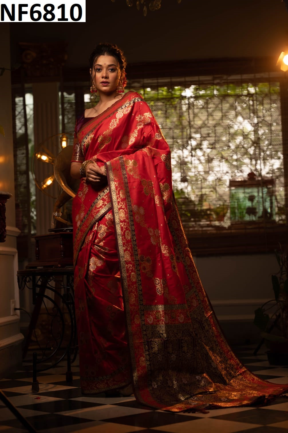 Nf6810 Vmk. Banarasi Silk Sarees