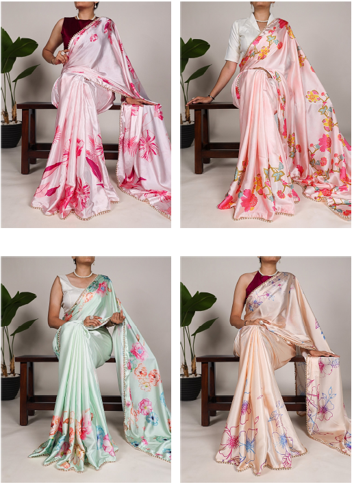 Nf6811 Vmk Lace Border Sarees