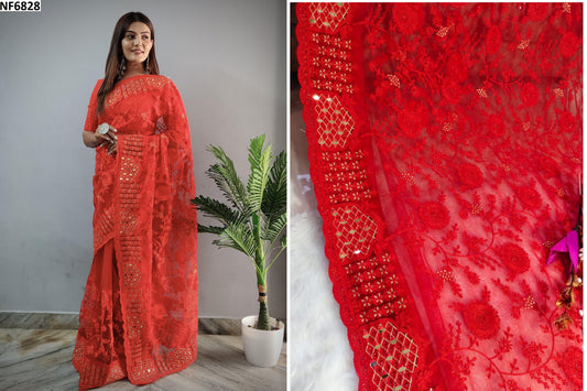 Nf6828 Vmk. Diamond Work Sarees