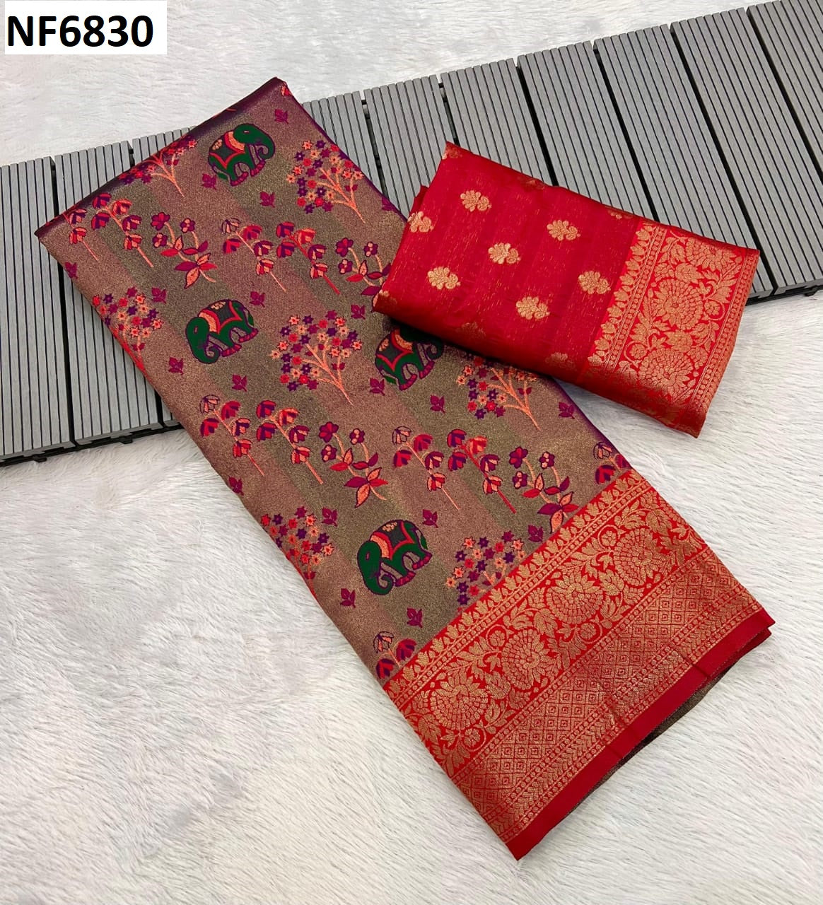 Nf6830 Vmk. Kanjivaram Silk Sarees