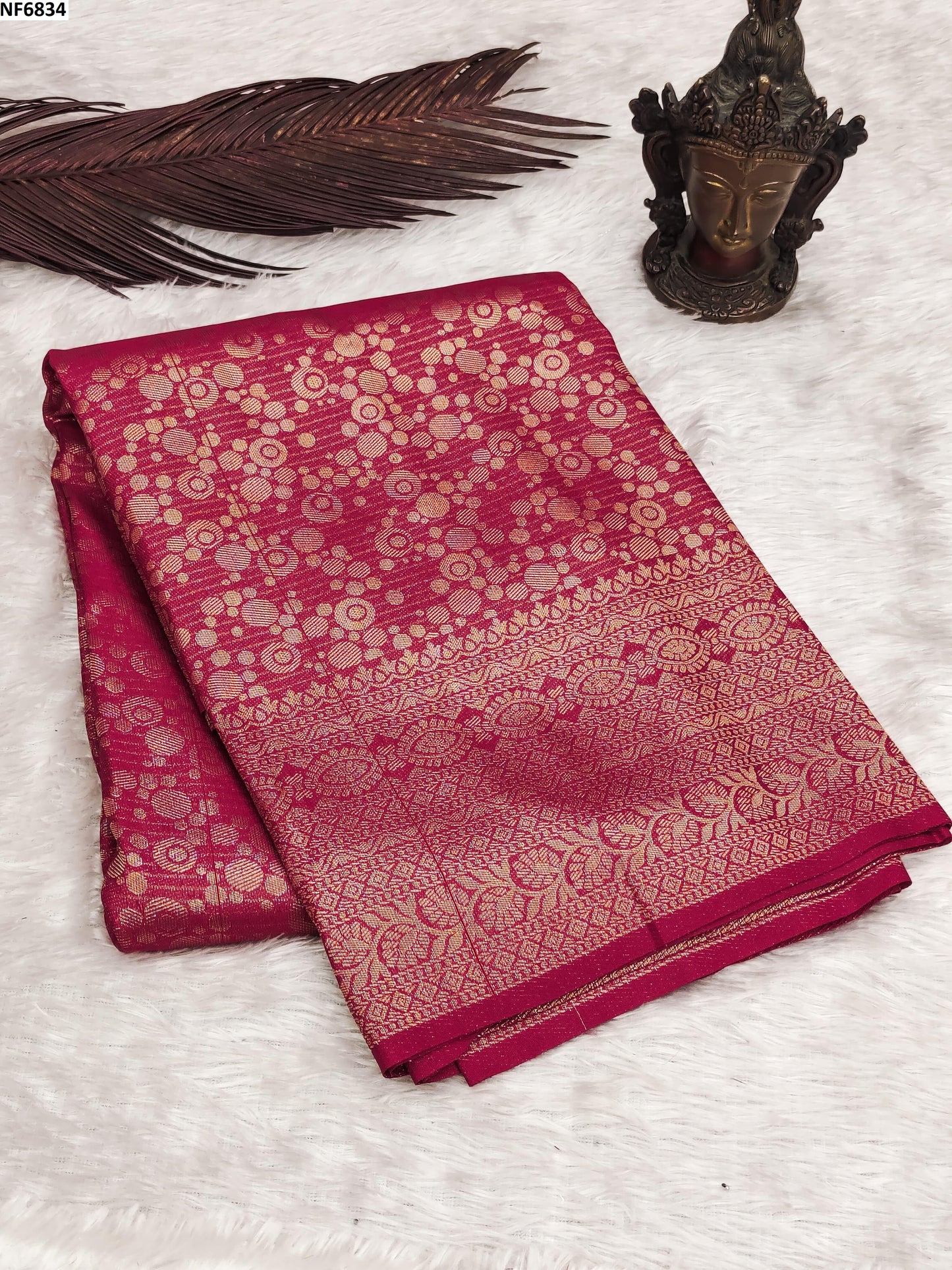 Nf6834 Vmk. Jacquard Sarees