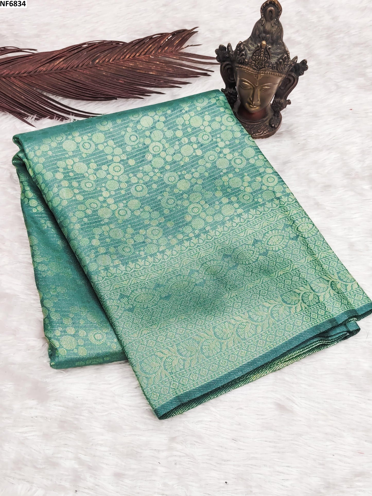 Nf6834 Vmk. Jacquard Sarees