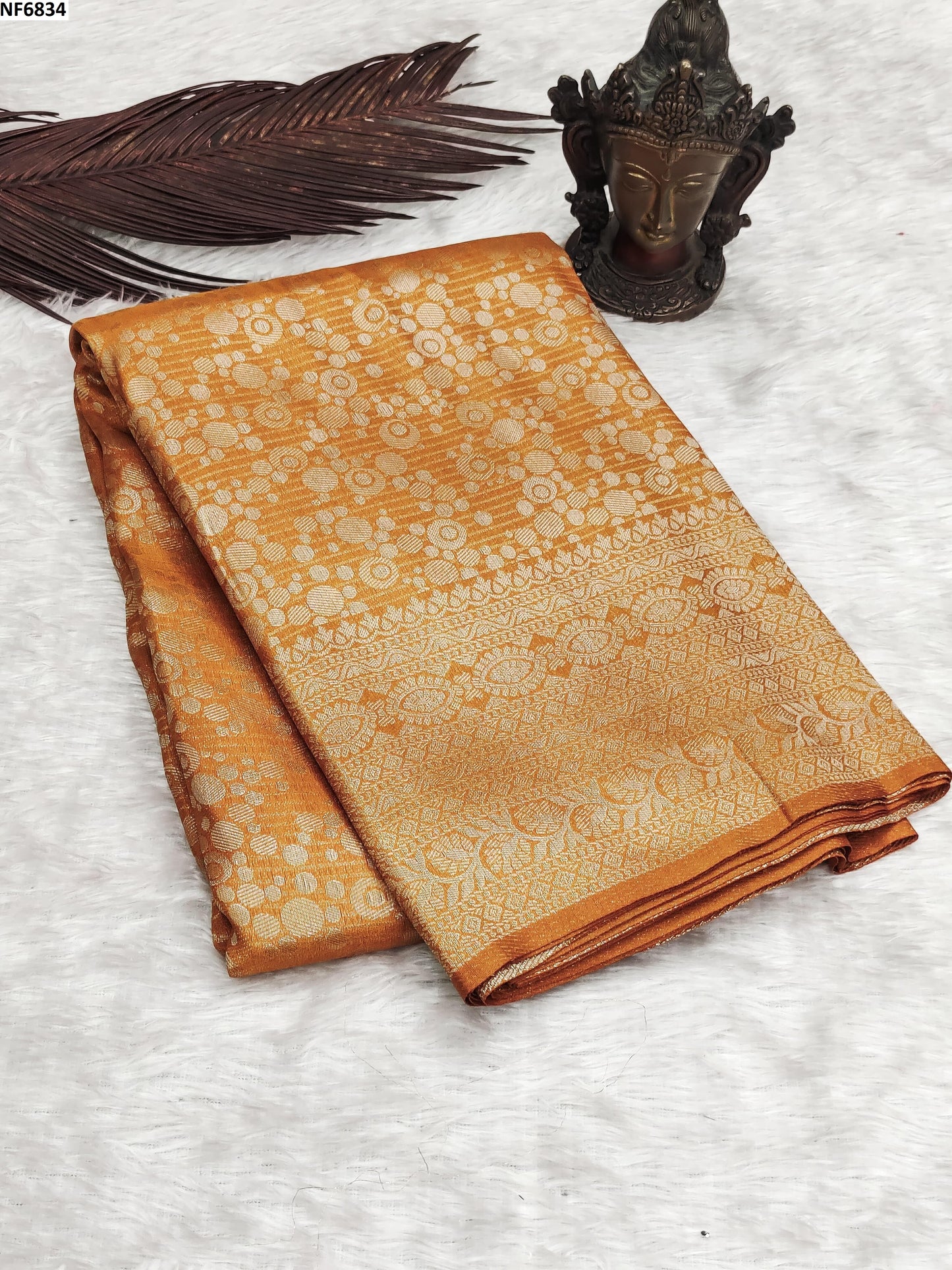Nf6834 Vmk. Jacquard Sarees