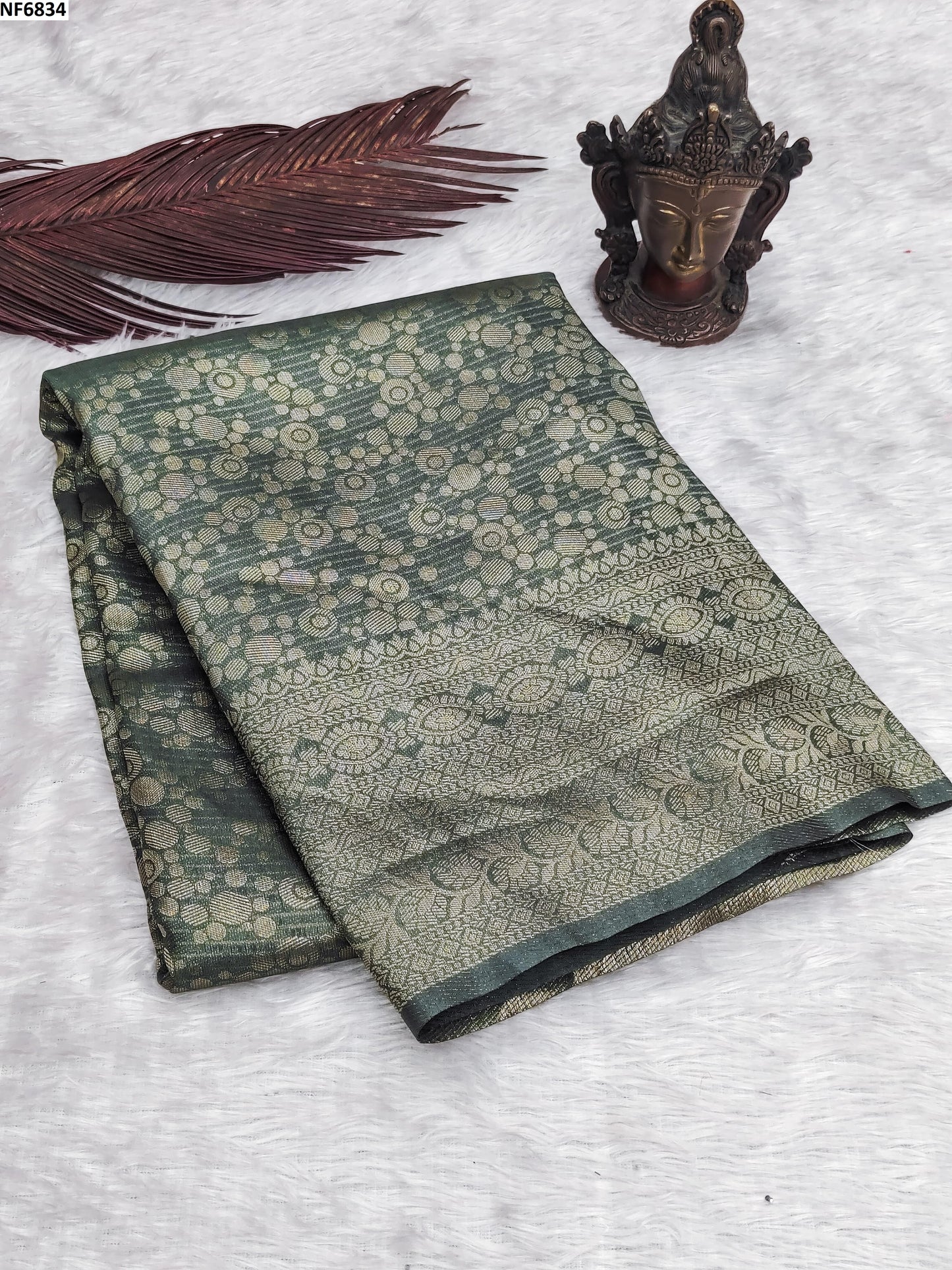 Nf6834 Vmk. Jacquard Sarees