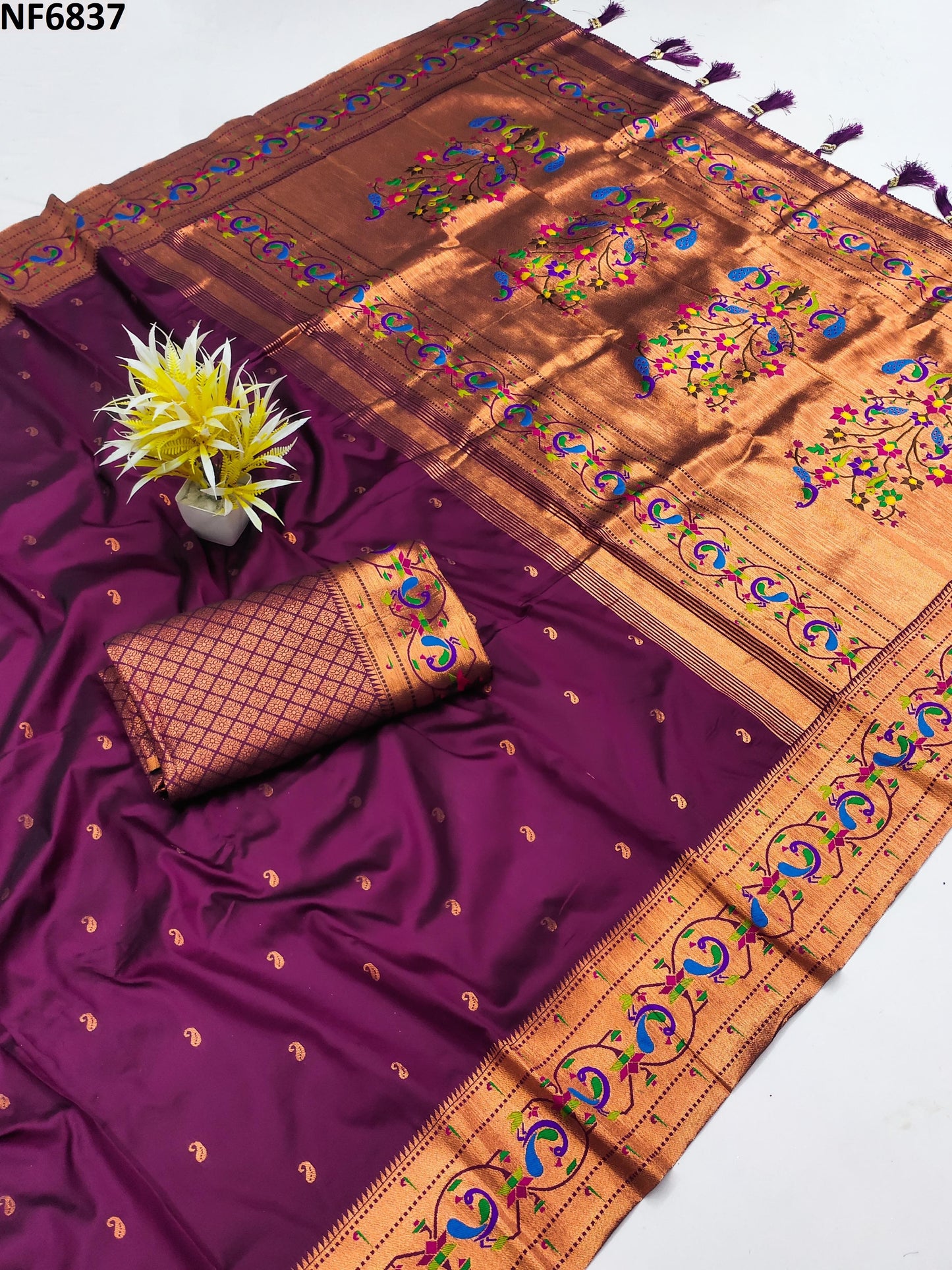 Nf6837 Vmk. Pethani Silk Sarees