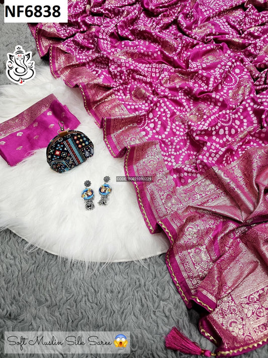 Nf6838 Vmk. Muslin Sarees