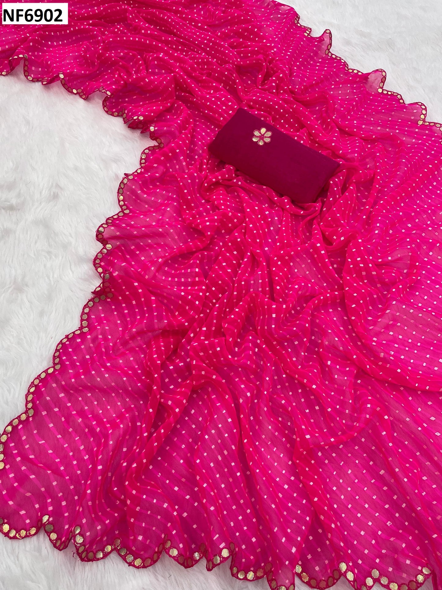 Nf6902 Vmk Georgette Sarees