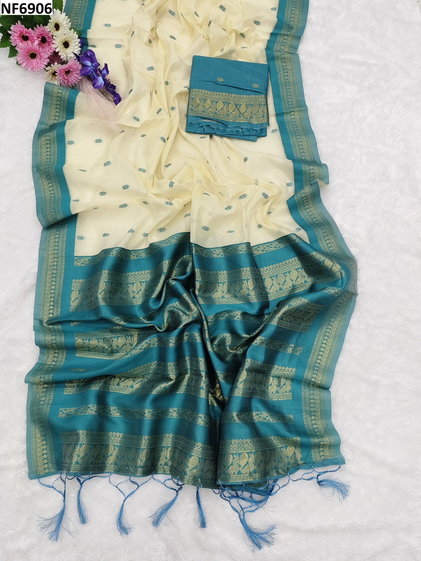 Nf6906 Vmk. Cotton Sarees