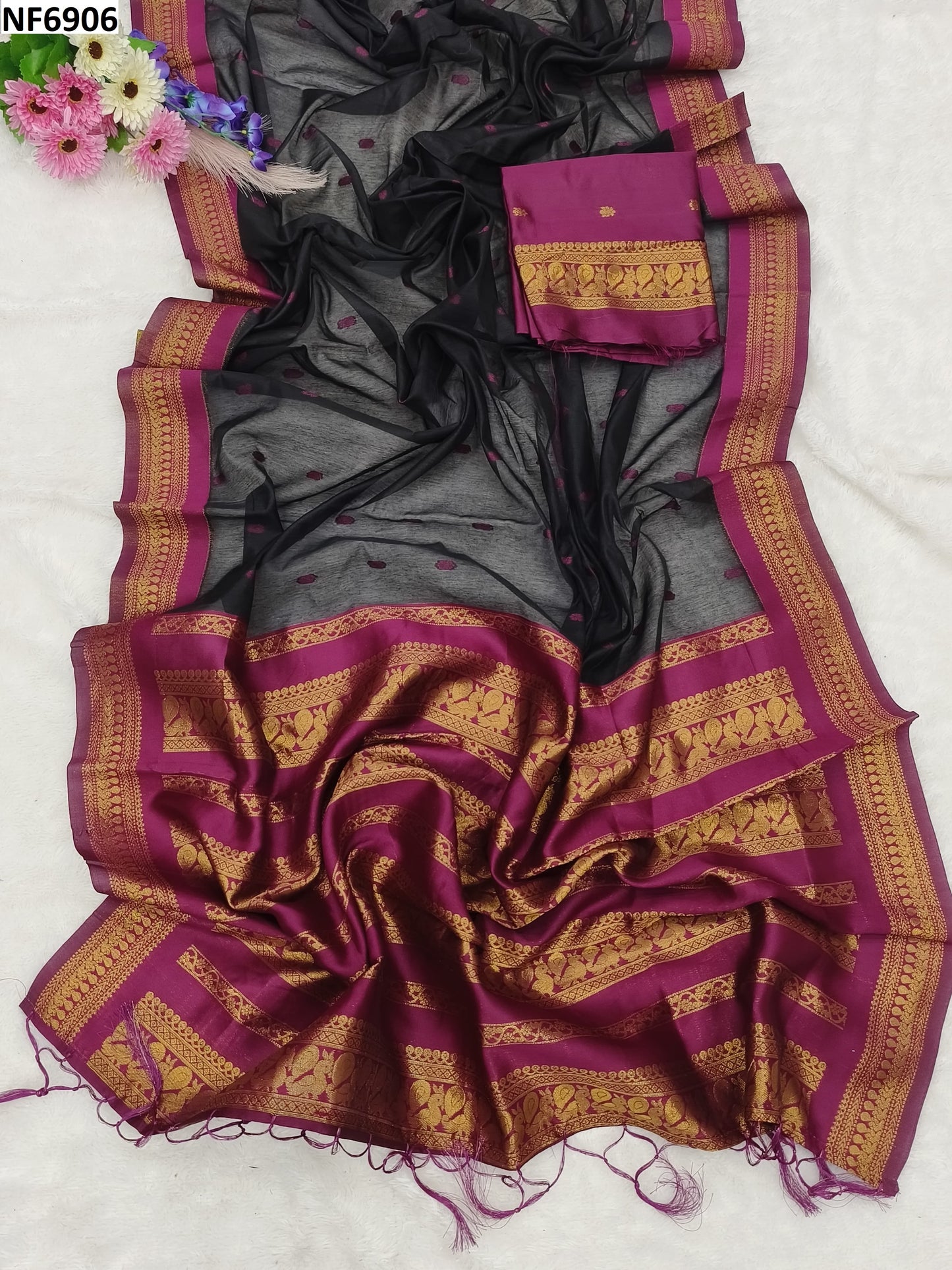 Nf6906 Vmk. Cotton Sarees