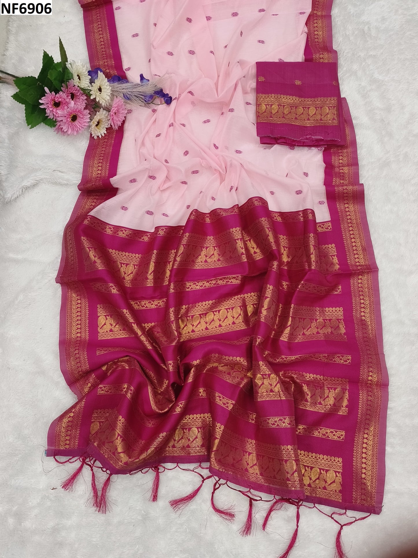 Nf6906 Vmk. Cotton Sarees